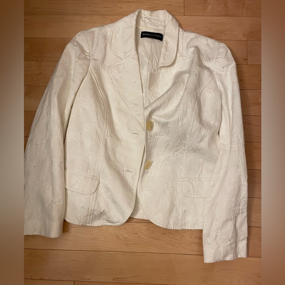 White suit jacket